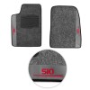 Jogo de Tapete Carpete S10 CD 2019 a 2026 Grafite 5 Peças